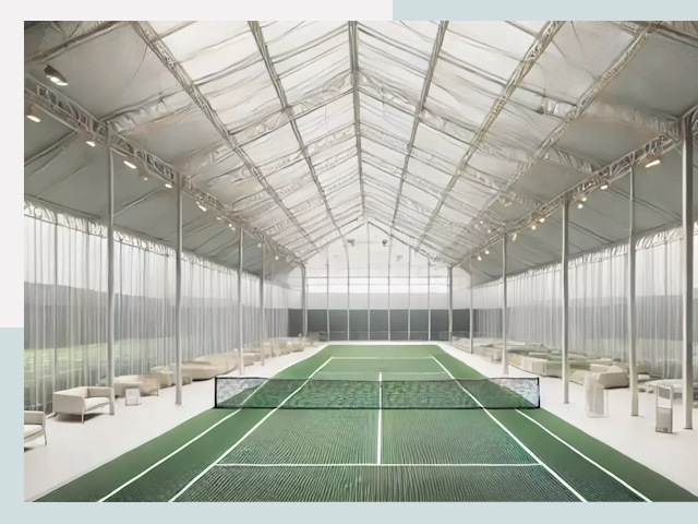 Строительство теннисных кортов в Саяногорске