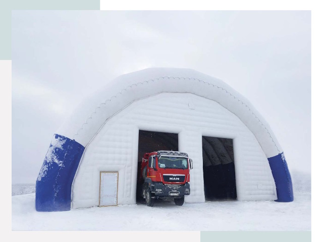 Мобильные ангары в Саяногорске