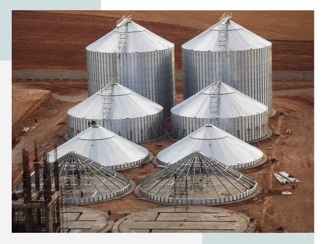 Строительство зерновых силосов в Саяногорске