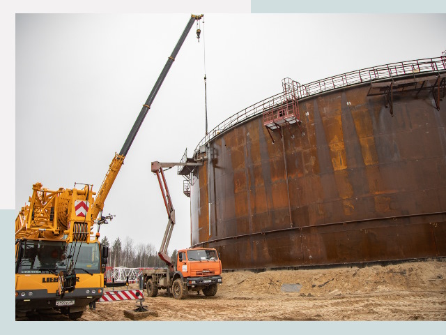 Монтаж резервуаров в Саяногорске от 615 руб. за м³