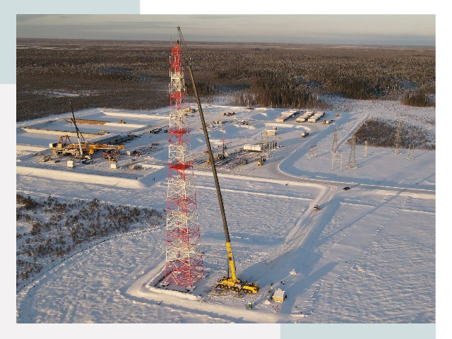 Мачты связи в Саяногорске