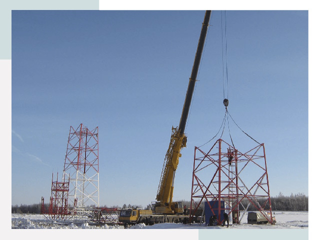 Монтаж вышек связи в Саяногорске