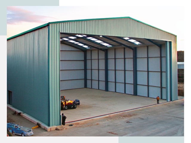 Строительство ангаров в Саяногорске